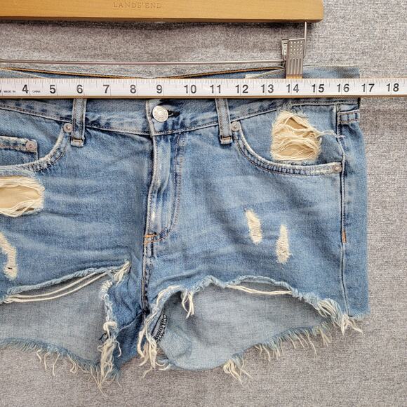 RAG & BONE WINNIE CUTOFF DENIM SHORTS, SIZE 27 - Picture 4 of 6